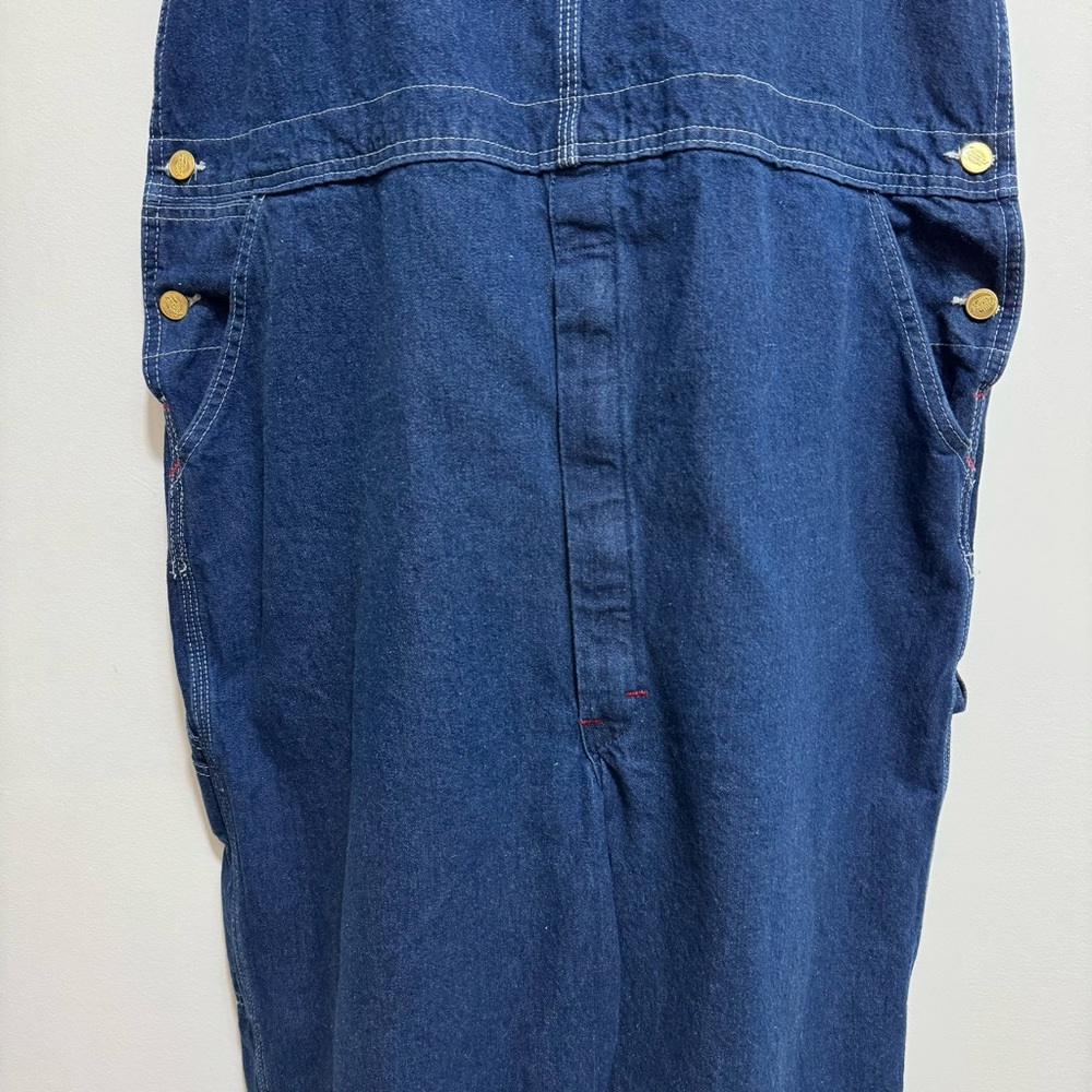 Dickies Denim Carpenter Overalls 40W 30L - Picture 3 of 11